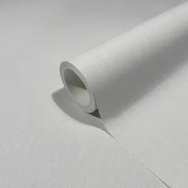 Marburg Vliestapete Textil Optik Einfarbig Modern 10,05 m x 0,53 m Grau/Weiß 47610
