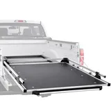 Vevor ausziehbarer Ladeflächen-Organizer (1600 x 1194 mm) Ladeflächen-Aufbewahrungsschublade mit 453,6 kg Tragkraft & 6 beweglichen Ringen zur Sicherung, ausziehbares Fach für Trucks Schwarz