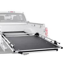 Vevor ausziehbarer Ladeflächen-Organizer (1600 x 1194 mm) Ladeflächen-Aufbewahrungsschublade mit 453,6 kg Tragkraft & 6 beweglichen Ringen zur Sicherung, ausziehbares Fach für Trucks Schwarz