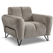 beautysofa Relaxsessel Chenille 100 x 83 x 98 cm Beige