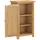 vidaXL Schrank 45x32x85 cm Eiche Massivholz