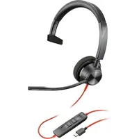 Poly Blackwire 3310-M Headset for Business - USB-C/A-Adapter -