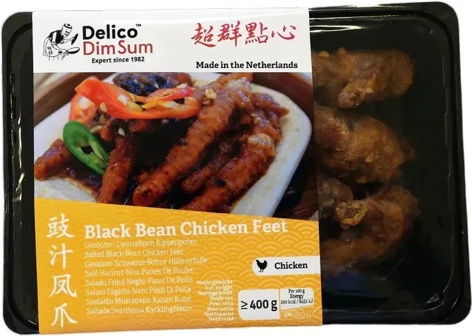 Delico Dim Sum Hähnchenfüße mit schwarzer Bohnensauce 400g