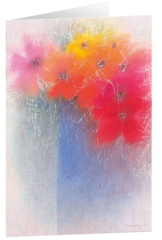 Kunstkarten "Blumenstrauss" 5 Stk.
