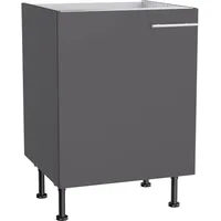 OPTIFIT Spülenschrank Ingvar420 60 x 87 x 58,4 cm Anthrazit