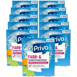 Priva Farbfangtücher 24 Stück, 11er Pack