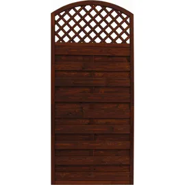 Andrewex Sichtschutzzaun Element 90 x 180 cm Braun/Holz