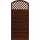 Andrewex Sichtschutzzaun Element 90 x 180 cm Braun/Holz