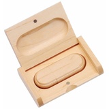 USB2.0 32 GB Flash-Treiber aus Holz, USB-Stick, Stift-Laufwerke mit Holzbox (2.0, 32 GB)