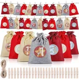 luxuskollektion DIY-Adventskalender Groß 24 Säckchen