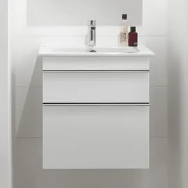 Villeroy & Boch Waschtischunterschrank 2 Auszüge 55,3 x 59 x 50,2 cm Weiß Matt