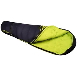 TROLLKIDS Schlafsack Fjell Dreamer II Marineblau/Lime, navyblau|anisgrün 150-190 cm