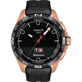 TISSOT T-Touch Connect Solar 47,5 mm Silikonarmband Schwarz T121.420.47.051.02