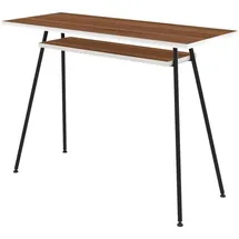 Paperflow Schreibtisch easyHome LV1 Walnuss / Schwarz