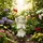 Relaxdays Grabengel betend 36 x 22,5 x 18 cm Creme