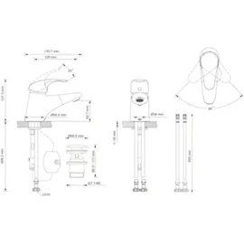 Lenz Kiana Waschtischarmatur Chrom