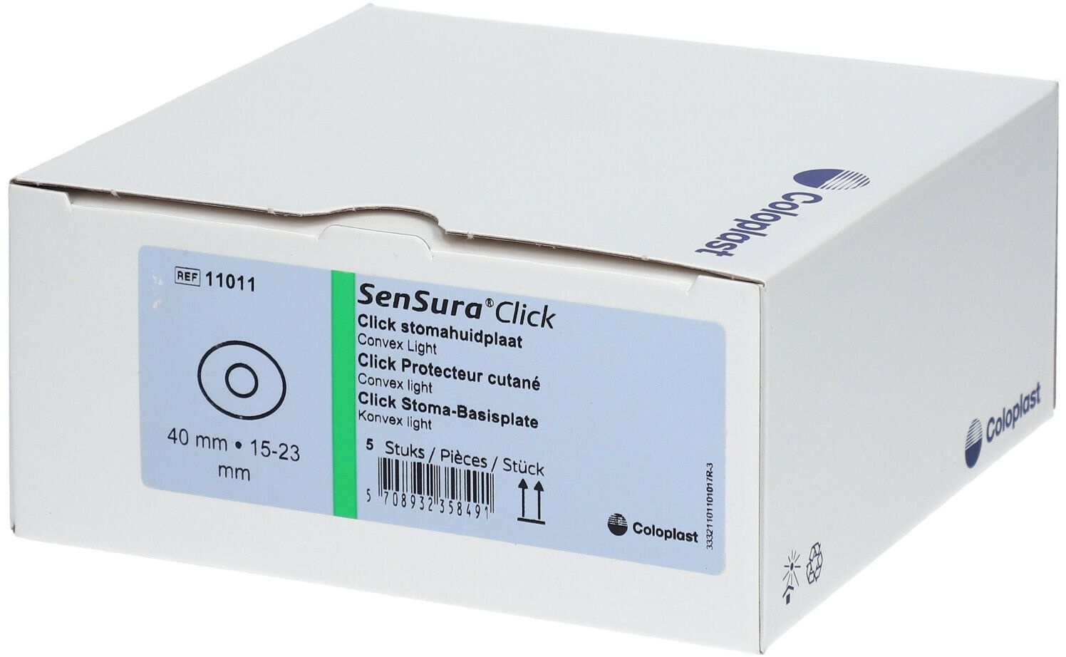 SenSura® Click Protecteur cutané Convexe Light 2000 cm sachet(s)