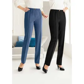 GOLDNER Stretchhose Blau/Schwarz 38