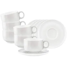 SELTMANN WEIDEN Milchkaffeetasse 0,35 l Weiß 6 St.