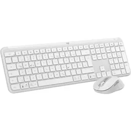 Logitech Signature Slim Combo Off-White, Logi Bolt, USB/Bluetooth, DE (920-012484)