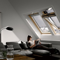 VELUX INTEGRA Dachfenster GGL 306921 Elektrofenster Holz klar lack ENERGIE Hitzeschutz, 66x98 cm (FK04)