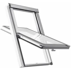 VELUX Gruppe Kunststoff Dachfenster RoofLite+ SOLID PVC und Eindeckrahmen