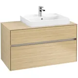Villeroy & Boch Collaro Waschbeckenunterschrank 100 x 55 cm Nordic Oak