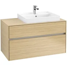 Villeroy & Boch Collaro Waschbeckenunterschrank 100 x 55 cm Nordic Oak