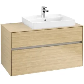 Villeroy & Boch Collaro Waschbeckenunterschrank 100 x 55 cm Nordic Oak