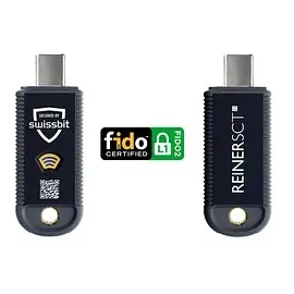 Reiner SCT ReinerSCT REINER SCT FIDO Stick Pro USB-C (USB-C), Speicherkartenlesegerät, Schwarz