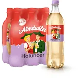 Almdudler Holunder Alpenkräuerlimonade im Vorratspack (6 x 1 l) - Alpenkräuterlimonade kombiniert mit natürlichem Holunderblütenextrakt