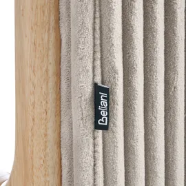 Beliani Schaukelsessel SORSELE Cord 65 x 79 x 81 cm Beige