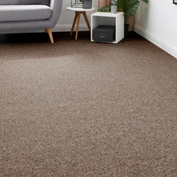 Teppichboden ANDIAMO "Nadelvlies Invita", beige, B:200cm H:5mm L:200cm, Kunstfaser, Teppiche, melierte Optik, Breite 200 cm oder 400 cm, robust & strapazierfähig