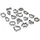5five simply smart Ausstechformen 18er-Set Silber Metall 13,2 x 13,2 x 13,2 cm