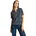 Bluse mit Muster Blau 38
