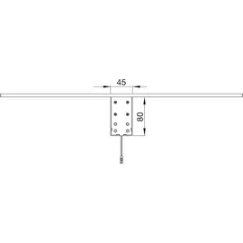 Elektra Spiegelleuchte LD 8104 300mm schwarz 24 V/DC