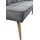 exxpo - sofa fashion Eckbank EXXPO - SOFA FASHION "Latte", antrazith, B:234cm H:95cm T:156cm, 100% PES, Sitzbänke, Eckbank, moderne Sitz- und Rückensteppung, bequem und elegant, hoher Holzfuß