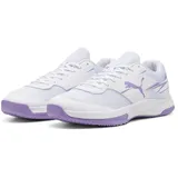 Puma Unisex Varion II Indoor Court Shoe, White-Lavender Alert, 37.5 EU