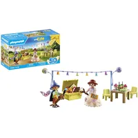 Playmobil myLife 71451 Kostümparty, fantasievolle Verkleidung als Engel, Cowboy,