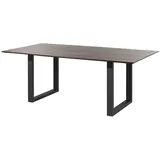Massivmoebel24 Esszimmertisch 200 x 76 x 100 cm braun