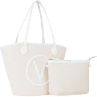 Valentino Covent Shopper Naturale/Bianco
