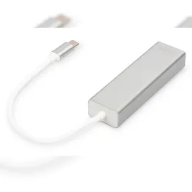 Digitus USB Typ C 3.0 Hub mit Gigabit Ethernet
