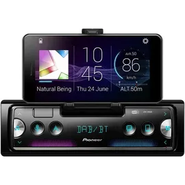Pioneer SPH-20DAB-AN inklusive DAB-Antenne, 1-DIN-Smartphone-Autoradio mit RDS und DAB+, Bluetooth, USB für MP3, WMA, WAV, FLAC, Android-Unterstützung, iPhone-Steuerung, Smart Sync App