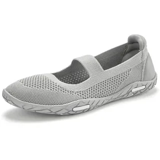LASCANA Sneaker Ballerinas Damen hellgrau Gr.42