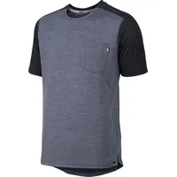 IXS Kinder Jersey Kurzarm Flow X, grau 8 J.