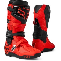 Fox Motion Motocross-Stiefel, Flo Red, 46