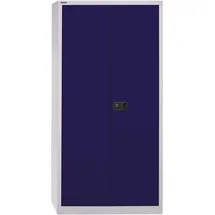 BISLEY Stahlschrank Metall 91,4 x 40,0 x 195,0 cm blau/grau 4 Fachböden abschließbar