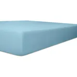 Kneer Spannbettlaken für Topper Vario-Stretch 180 x 200 cm blau