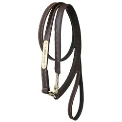 Kentucky Horsewear Leather Covered Chain Führleine