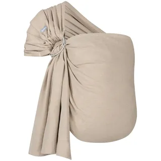 Hoppediz Ring-Sling Babytragetuch ab Geburt, Tragetuch mit Ringen, Hüfttrage, kbA Baumwolle, Design Djerba